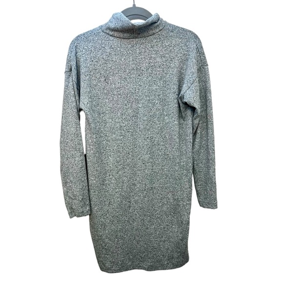 Uniqlo grey long sleeve mock neck dress - Picture 2 of 5